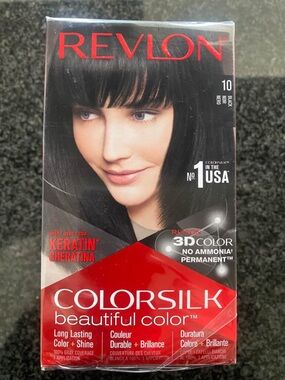3 For $25 - Revlon Colorsilk Hair Color With Keratin - Black 1N
